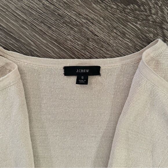 J. Crew Linen Open Sweater - Picture 5 of 7